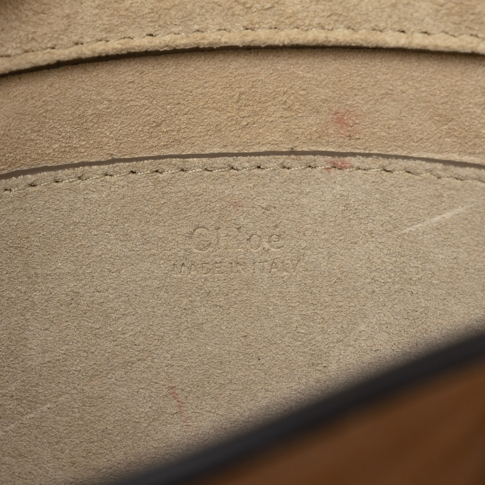 Pre-Loved Chloé Small Calfskin and Suede Pixie Satchel - Picture 5 of 6